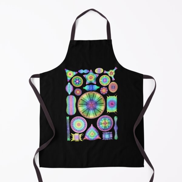 Item preview, Ernst Haeckel Rainbow Diatoms on Black designed and sold by aimeewilson.