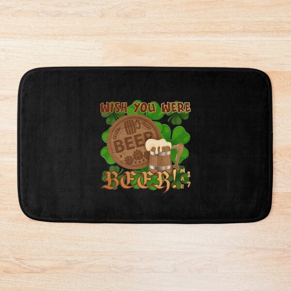 Item preview, Wish You Were BEER! St. Paddy’s (on Black) designed and sold by PawsitiveMum.