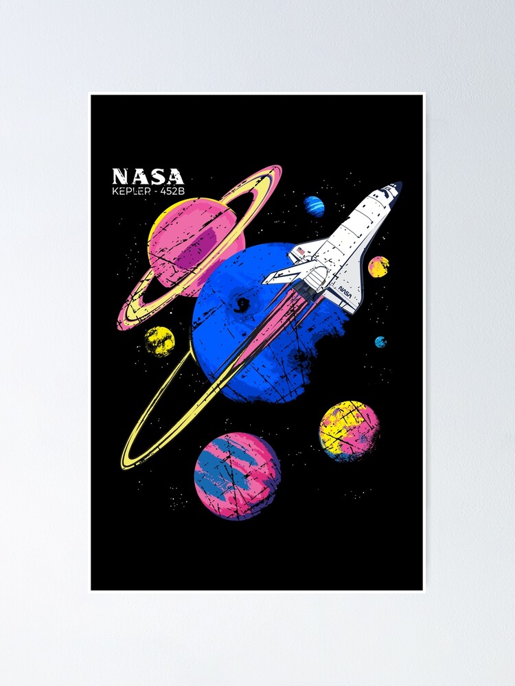 "Nasa Kepler Exploration 452-B" Poster For Sale By Lidra-Redesign ...