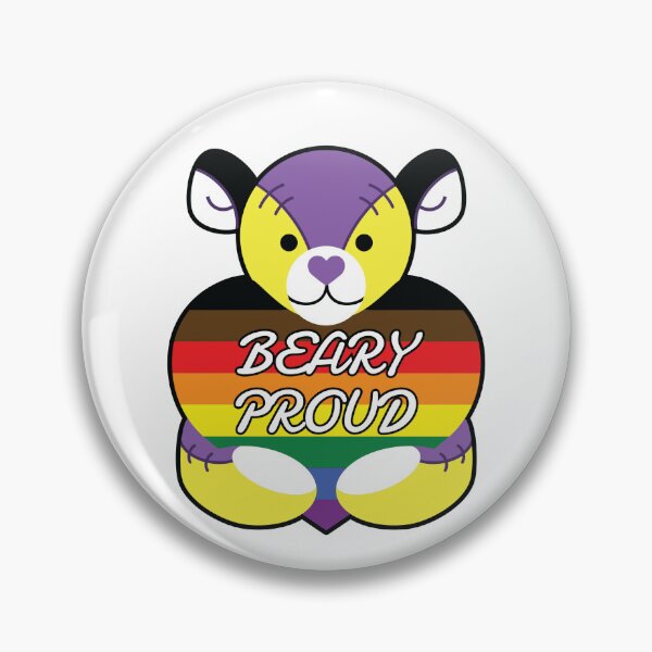 Item preview, Beary Proud - NonBinary designed and sold by BrigeedaRocks.