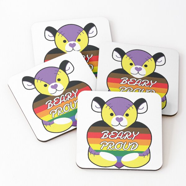 Item preview, Beary Proud - NonBinary designed and sold by BrigeedaRocks.