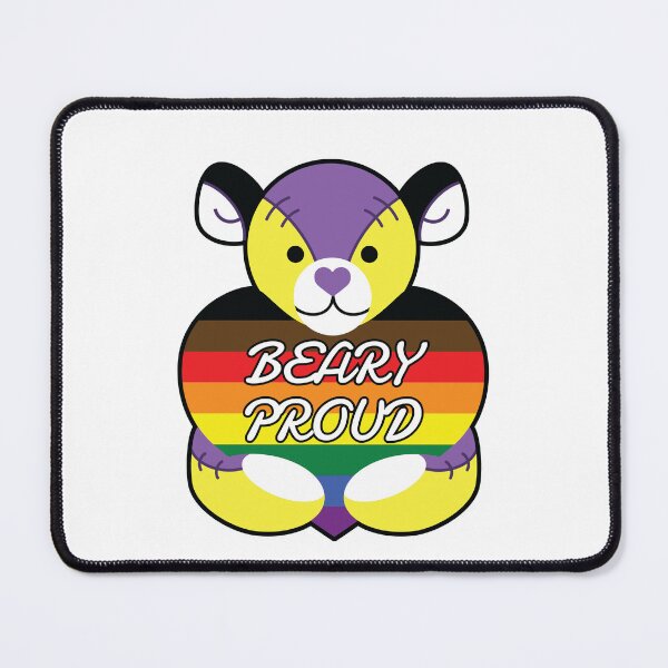 Item preview, Beary Proud - NonBinary designed and sold by BrigeedaRocks.