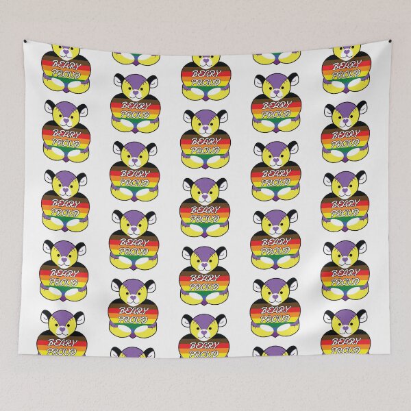 Item preview, Beary Proud - NonBinary designed and sold by BrigeedaRocks.