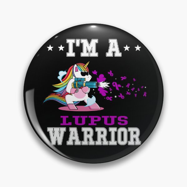 Item preview, Funny Unicorn I'm A Lupus Warrior designed and sold by heppenp.