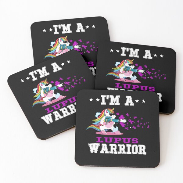 Item preview, Funny Unicorn I'm A Lupus Warrior designed and sold by heppenp.