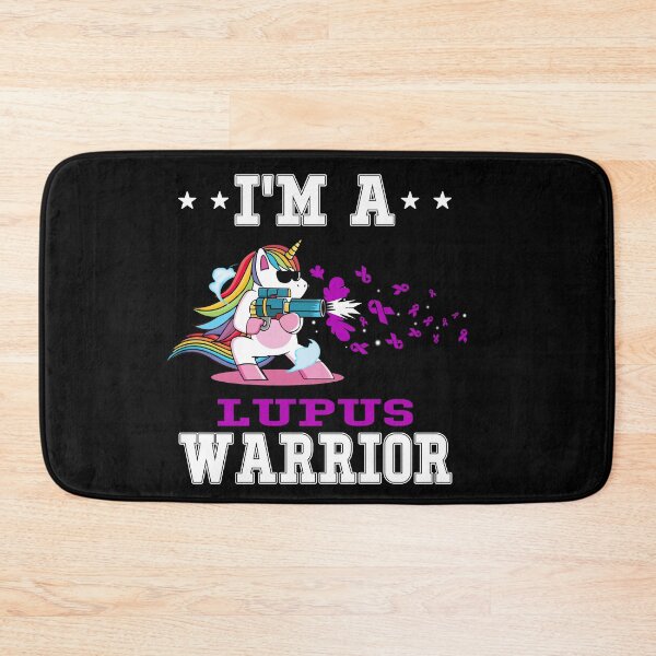 Item preview, Funny Unicorn I'm A Lupus Warrior designed and sold by heppenp.