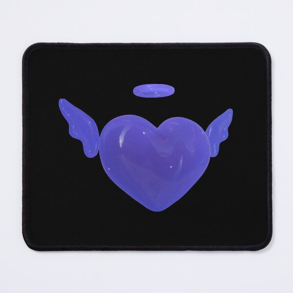 Item preview, 3D blue heart designed and sold by blurryspirits.