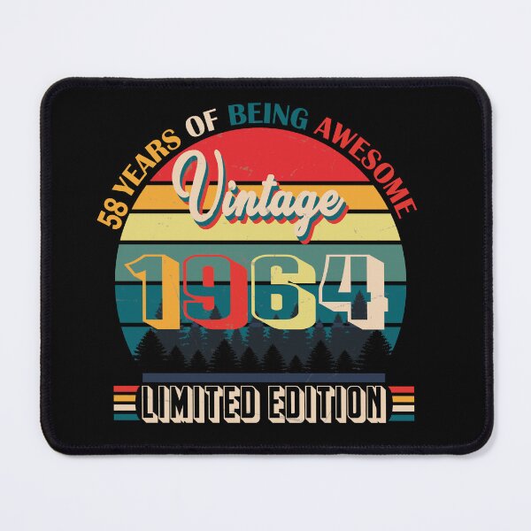 Item preview, 58 years of being awesome vintage 1964 limited edition | Born January 1964 Limited Edition 58 Years Of Being Awesome Vintage , January 1964 58 Years Old , 58th Birthday designed and sold by SimoSaladain.