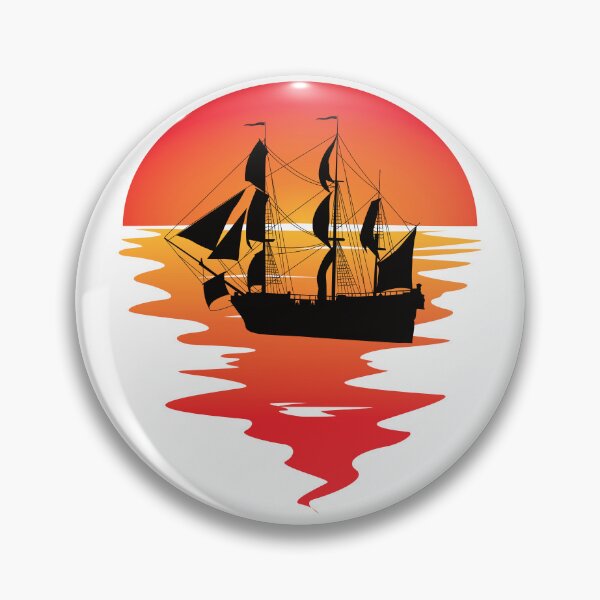 Item preview, Pirate ship on the sea cool captain design. designed and sold by ReneMM.