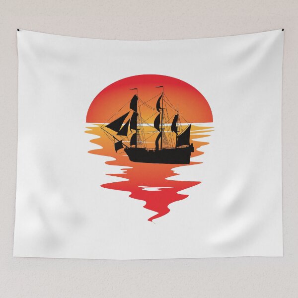 Item preview, Pirate ship on the sea cool captain design. designed and sold by ReneMM.