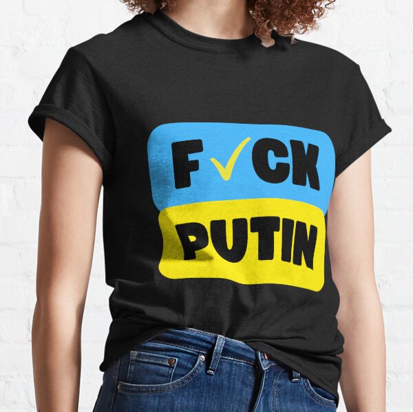 Vista previa del artículo con la obra «FCK PUTIN (PTN)», diseñado y vendido por zakariadesigner.