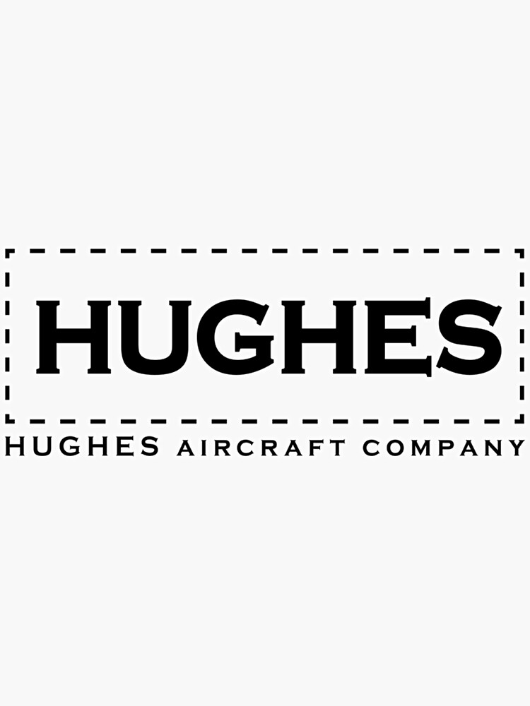 "Howard Hughes. Aircraft Company Logo Until 1985. On Black. Classic T
