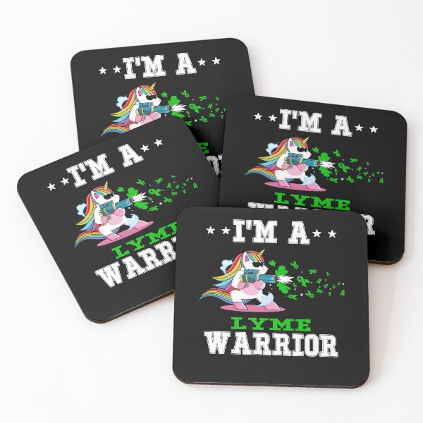 Item preview, Funny Unicorn I'm A Lyme Warrior designed and sold by heppenp.
