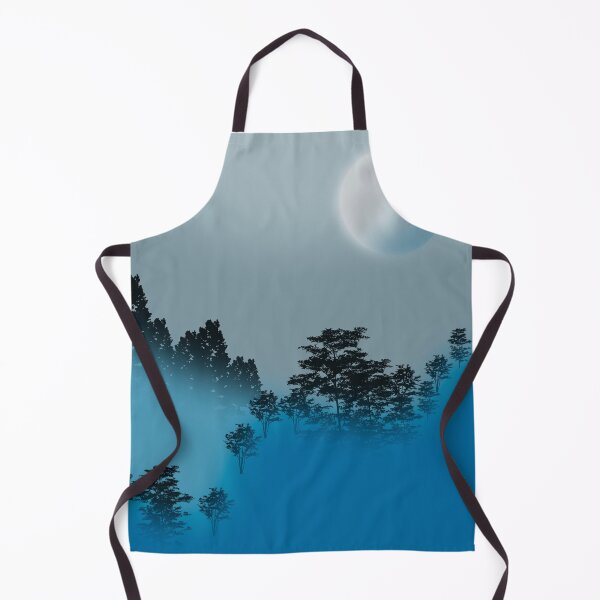 Item preview, fog, trees, moon and sky designed and sold by MGuyerArt.