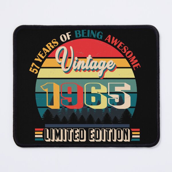 Item preview, 57 years of being awesome vintage 1965 limited edition | Born January 1965 Limited Edition 57 Years Of Being Awesome Vintage , January 1965 57 Years Old , 57th Birthday designed and sold by SimoSaladain.