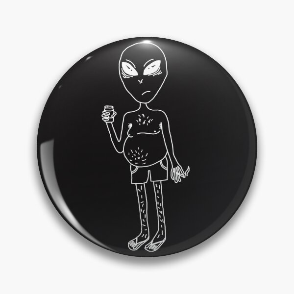 Item preview, Alien Dad - Beer Gut (white, centre) designed and sold by Bradman77.
