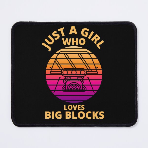 Item preview, Just A Girl Who Loves Big Blocks Motor Engines Cars Motorsports Racecar Mechanic Tuner Garage Race Track Racing designed and sold by CarantinedChaos.