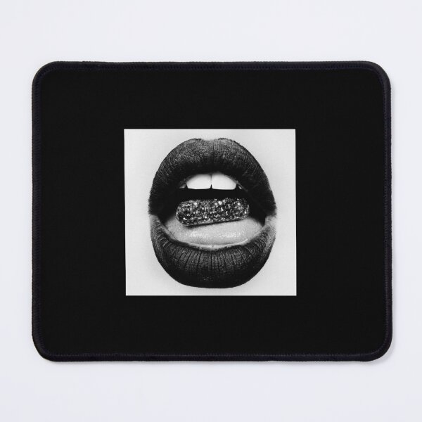Item preview, Black and white lips designed and sold by Stickyiky71649.