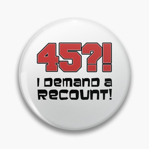 Item preview, 45?! I Demand A Recount Funny 45th Birthday designed and sold by jaycartoonist.