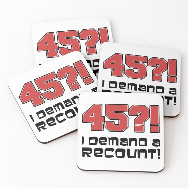 Item preview, 45?! I Demand A Recount Funny 45th Birthday designed and sold by jaycartoonist.