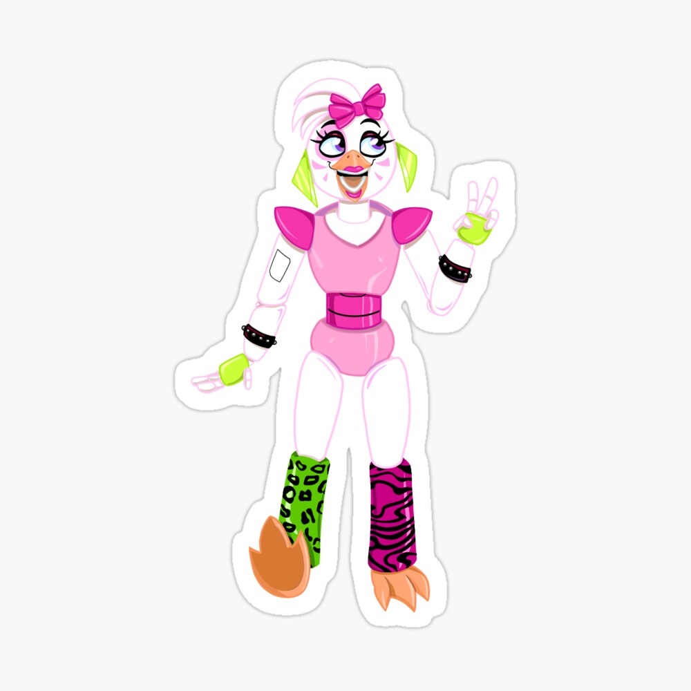 FNAF Security Breach Glamrock Chica Fullbody Design