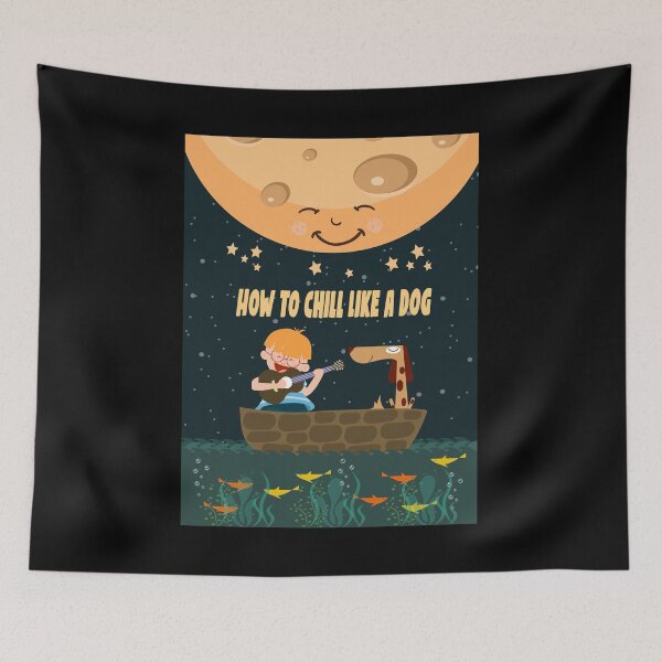Item preview, How To Chill Like A Dog designed and sold by roleshop.