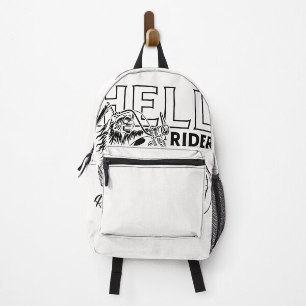 Item preview, Grim Reaper Riding Motorcycle Hell Rider Ride or Die Black designed and sold by WearWolfDesigns.