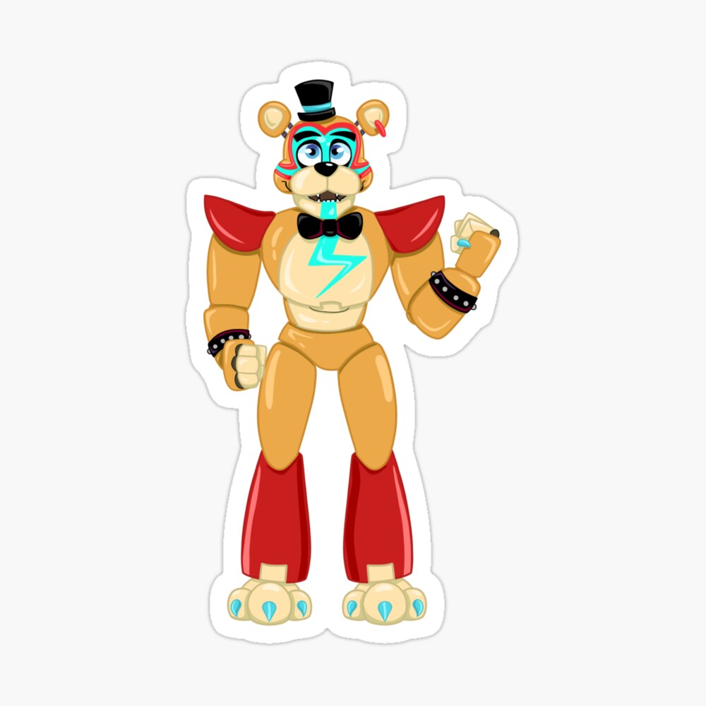 FNAF Security Breach Glamrock Freddy Fullbody Design