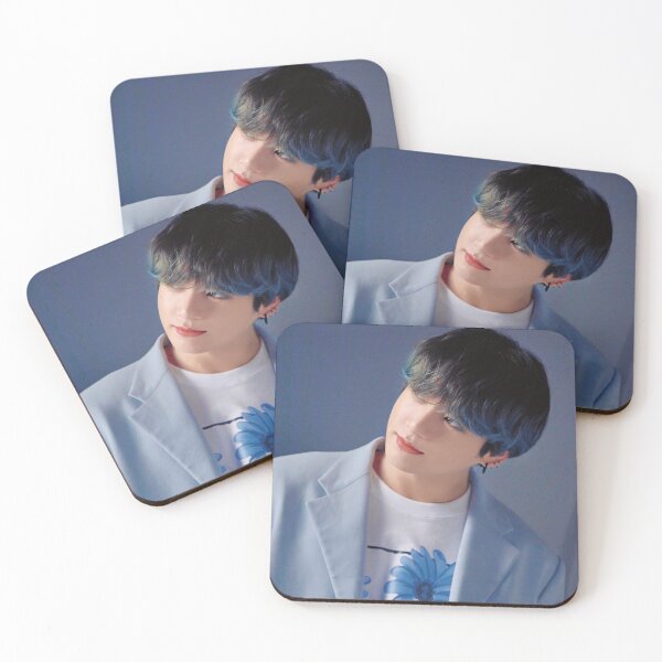 Item preview, JK / JUNGKOOK BLUE HAIR PHOTOCARD designed and sold by Kpop Love.
