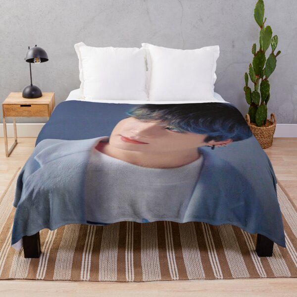 Item preview, JK / JUNGKOOK BLUE HAIR PHOTOCARD designed and sold by Kpop Love.