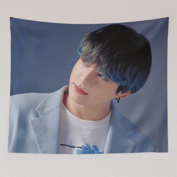 Item preview, JK / JUNGKOOK BLUE HAIR PHOTOCARD designed and sold by Kpop Love.