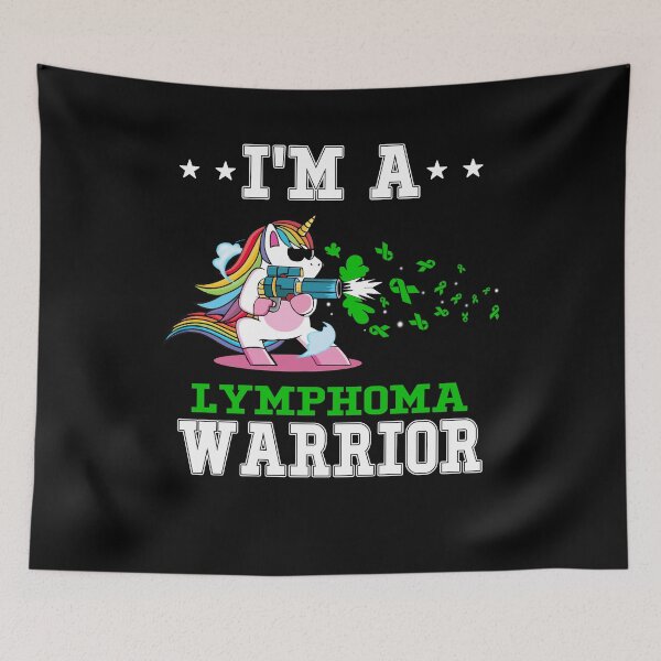 Item preview, Funny Unicorn I'm A Lymphoma Warrior designed and sold by heppenp.