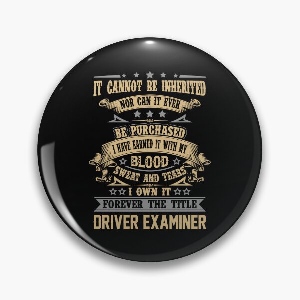 Item preview, Driver Examiner T Shirt - Forever The Title Job Gift Item Tee designed and sold by celiagomez456.