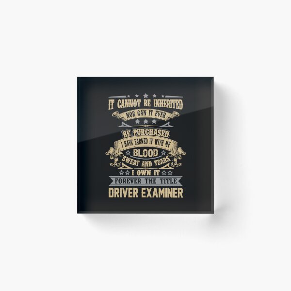 Item preview, Driver Examiner T Shirt - Forever The Title Job Gift Item Tee designed and sold by celiagomez456.