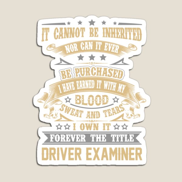 Item preview, Driver Examiner T Shirt - Forever The Title Job Gift Item Tee designed and sold by celiagomez456.