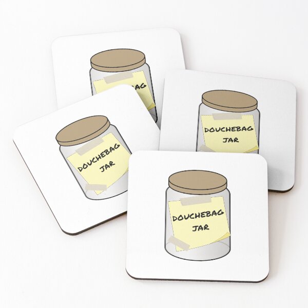 Item preview, douchebag jar cartoon designed and sold by Sara-B.