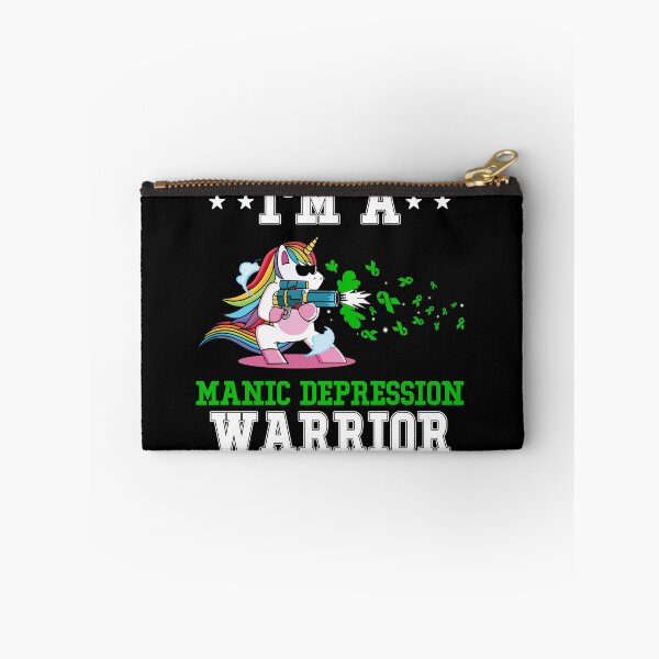 Item preview, Funny Unicorn I'm A Manic Depression Warrior designed and sold by heppenp.