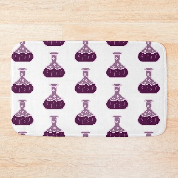 Item preview, Purple Potion Bottle Pixel Art designed and sold by LittleDollGames.