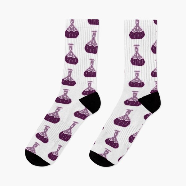 Item preview, Purple Potion Bottle Pixel Art designed and sold by LittleDollGames.