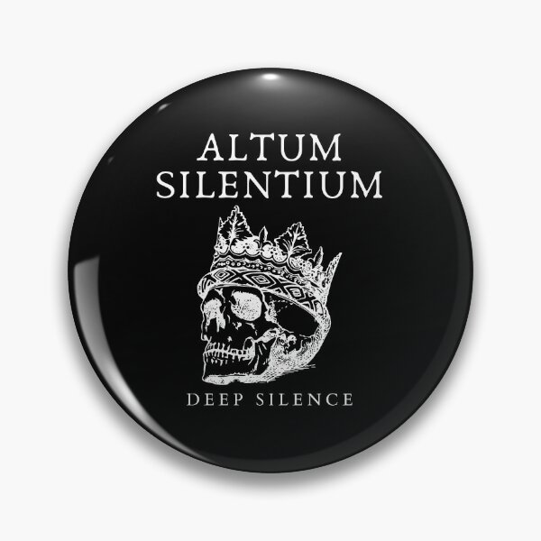 Item preview, Altum Silentium - Deep Silence - Old Latin Phrase Black And White designed and sold by WordsOf--Wisdom.