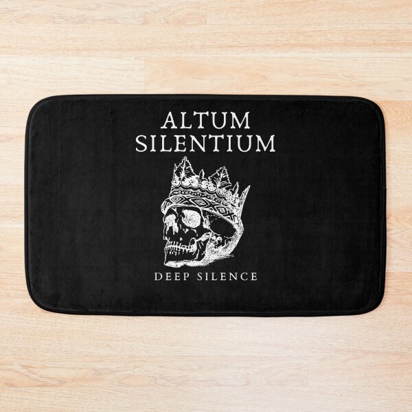 Item preview, Altum Silentium - Deep Silence - Old Latin Phrase Black And White designed and sold by WordsOf--Wisdom.