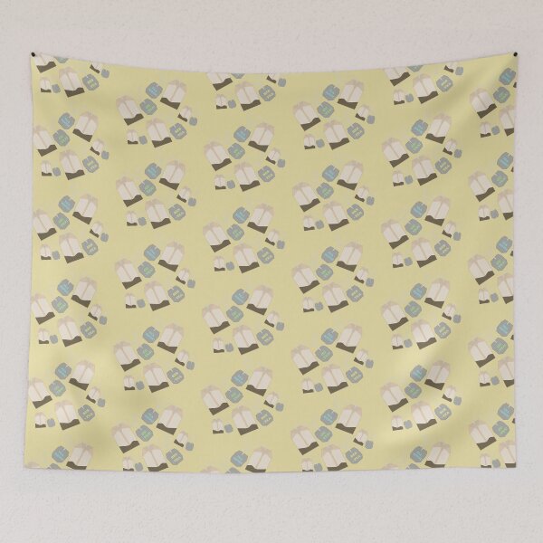 Item preview, Tea Pattern with Puns designed and sold by VancetheSnekDad.