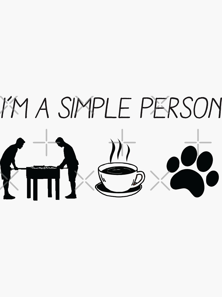 "Foosball Simple Person, Foosball, Foosball Quote, Funny Foosball