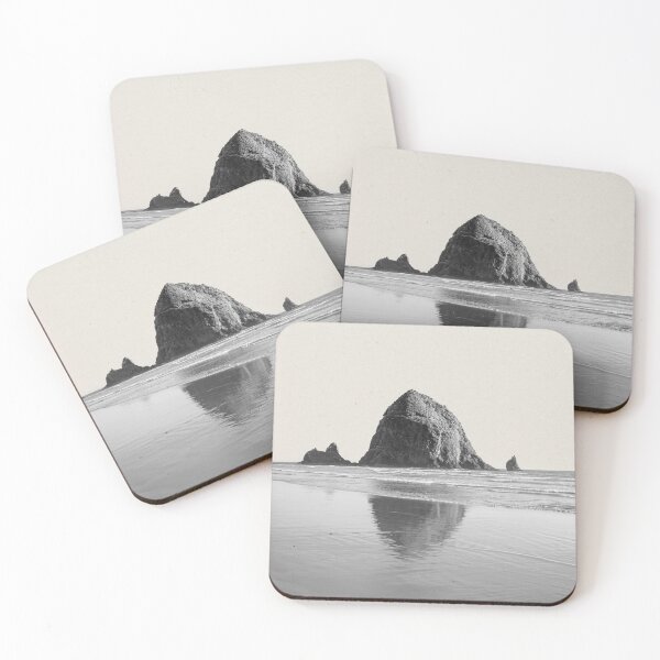 Item preview, Cannon Beach Oregon Coast Black and White designed and sold by anthonylonder.