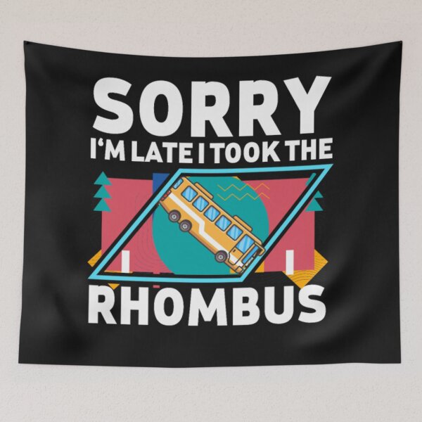 Item preview, Rhombus Humor School Bus Driver designed and sold by ClamenTaon.
