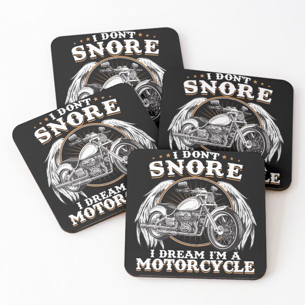 Item preview, I Dont Snore I Dream Im A Motorcycle,funny Motorcycle,wings designed and sold by ANAS    HO.