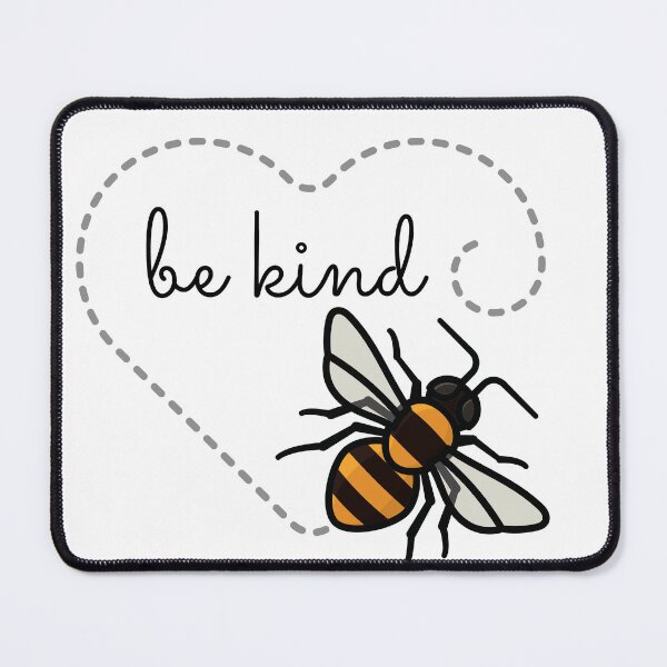 Item preview, Be kind bee design w heart tshirt Be kind bell case bee kind sticker designed and sold by Paintingladycat.