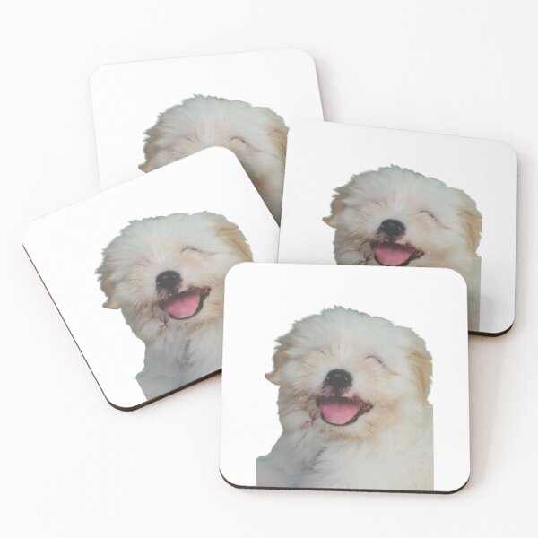 Item preview, HAPPY WHITE PUPPY designed and sold by giantstep.