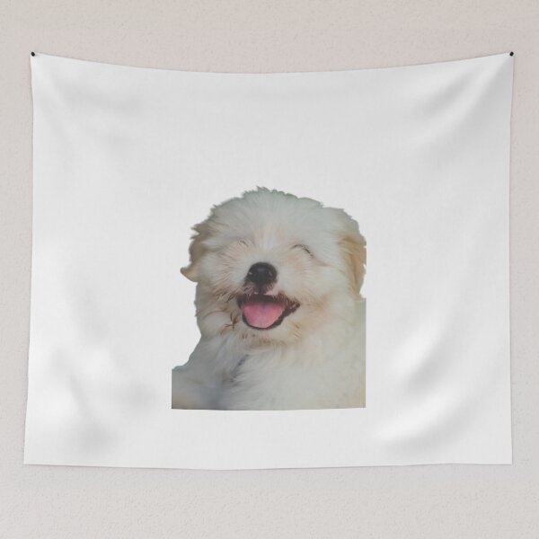 Item preview, HAPPY WHITE PUPPY designed and sold by giantstep.