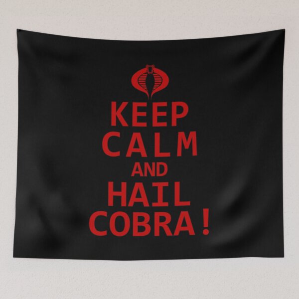 Item preview, Keep Calm and Hail Cobra designed and sold by AJ  Liber.